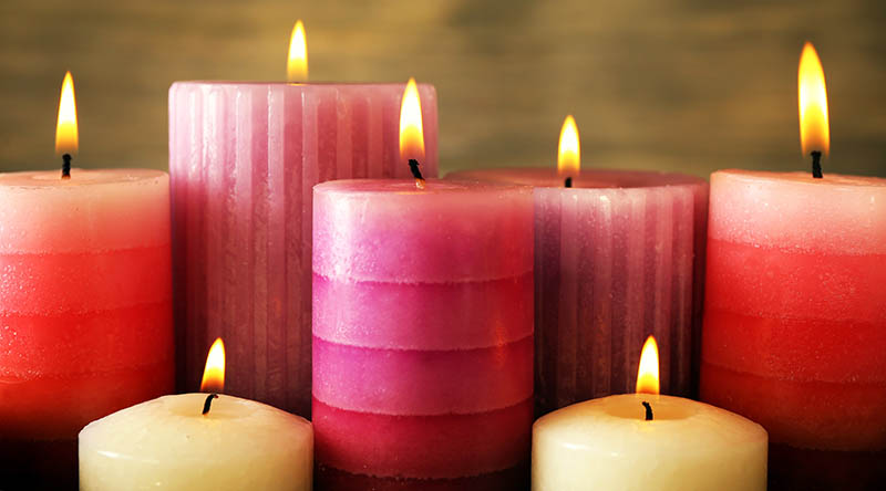 A Scented Candle Creates a Positive Ambiance Where it is Lit