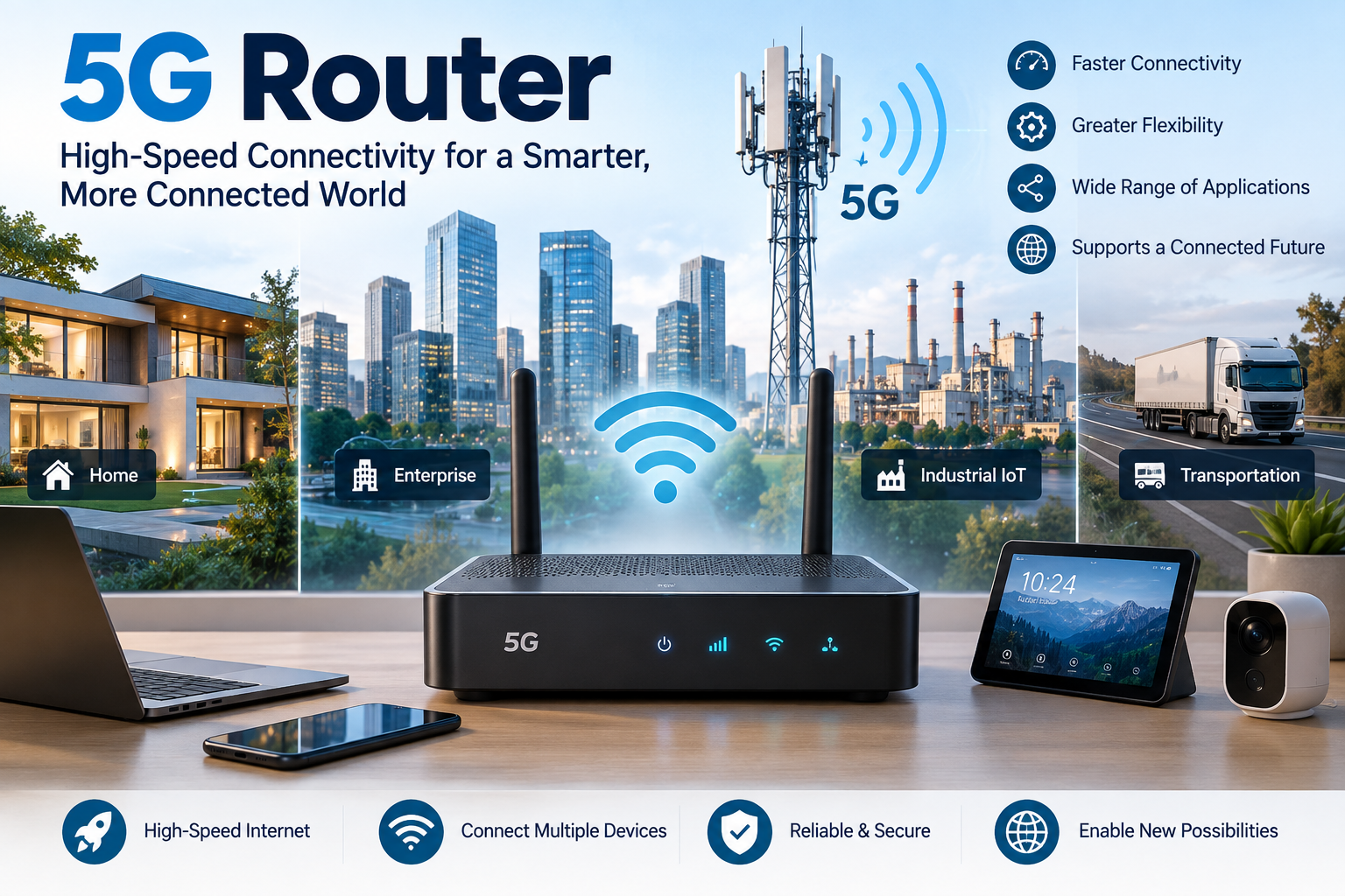 5G Routers Explained: How They Work, Applications, Benefits and Market Trends