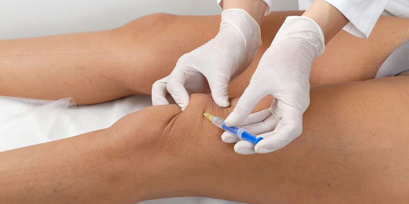 Sclerotherapy Treatment for blood vessel-spider veins-burning