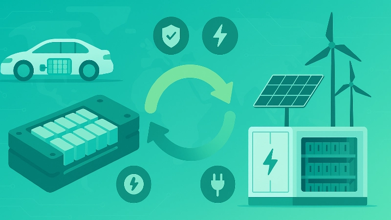 Second-Life EV Battery: Market Outlook, Use-Cases, Standards & Buyer’s Guide