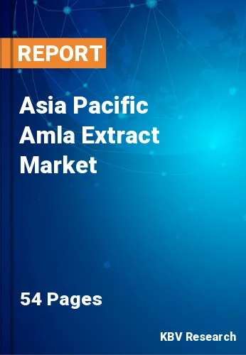 Asia Pacific Amla Extract Market Size, Share & Forecast, 2027