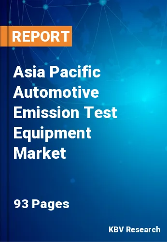 Asia Pacific Automotive Emission Test Equipment Market Size, 2027