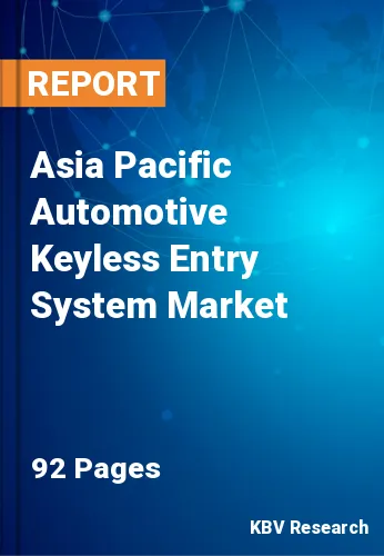 Asia Pacific Automotive Keyless Entry System Market Size, 2028