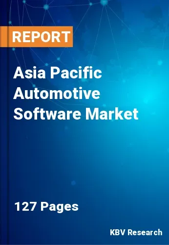 Asia Pacific Automotive Software Market Size, Share 2026