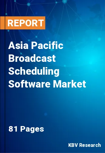 Asia Pacific Broadcast Scheduling Software Market Size, 2027