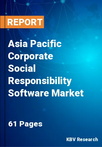 Asia Pacific Corporate Social Responsibility Software Market