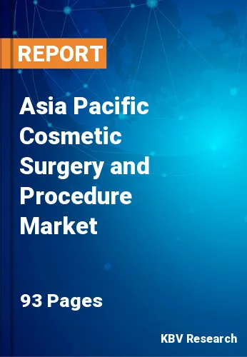 Asia Pacific Cosmetic Surgery and Procedure Market Size, 2027