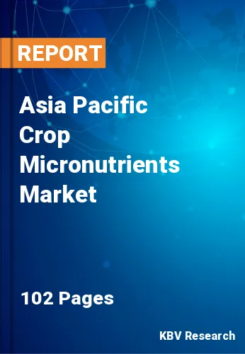 Asia Pacific Crop Micronutrients Market Size & Share, 2028
