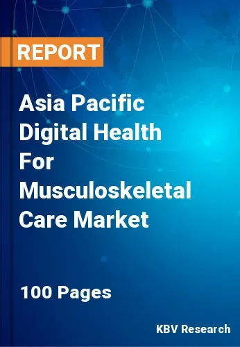 Asia Pacific Digital Health For Musculoskeletal Care Market Size 2031