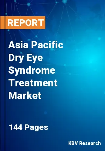 Asia Pacific Dry Eye Syndrome Treatment Market Size, 2028