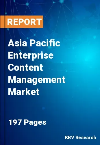 Asia Pacific Enterprise Content Management Market Size 2031