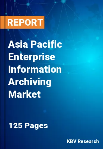Asia Pacific Enterprise Information Archiving Market Size, 2028
