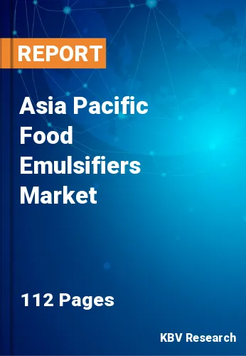 Asia Pacific Food Emulsifiers Market Size & Forecast to 2030