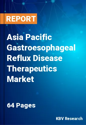 Asia Pacific Gastroesophageal Reflux Disease Therapeutics Market Size, 2028