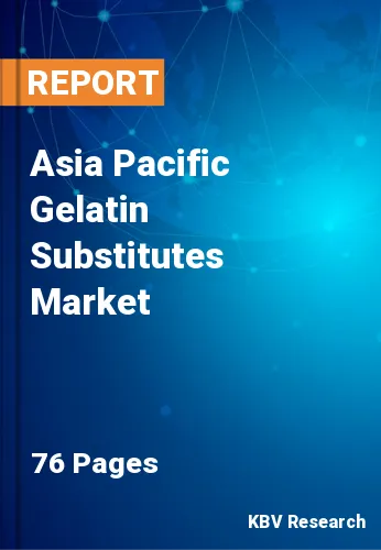 Asia Pacific Gelatin Substitutes Market