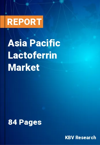 Asia Pacific Lactoferrin Market Size & Forecast 2021-2027