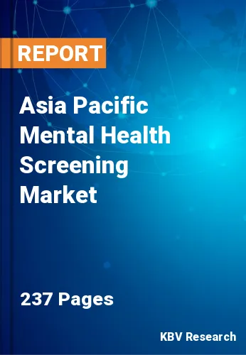 Asia Pacific Mental Health Screening Market Size to 2031