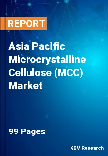 Asia Pacific Microcrystalline Cellulose (MCC) Market Size Report by 2025