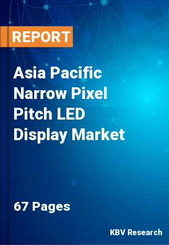 Asia Pacific Narrow Pixel Pitch LED Display Market Size, 2028