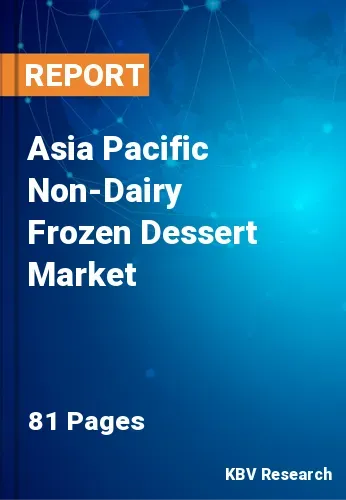 Asia Pacific Non-Dairy Frozen Dessert Market Size, Share, 2028