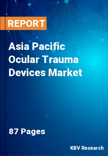 Asia Pacific Ocular Trauma Devices Market Size & Growth 2028