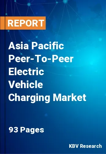 Asia Pacific Peer-To-Peer Electric Vehicle Charging Market Size, 2028