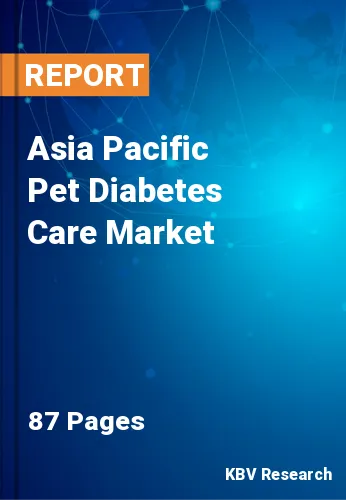 Asia Pacific Pet Diabetes Care Market