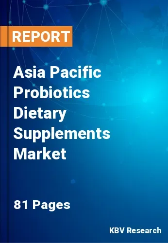Asia Pacific Probiotics Dietary Supplements Market Size, 2027