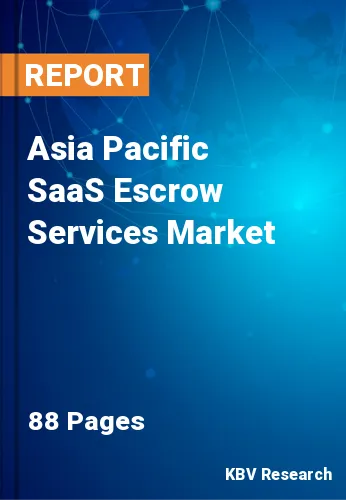 Asia Pacific SaaS Escrow Services Market Size & Analysis, 2028