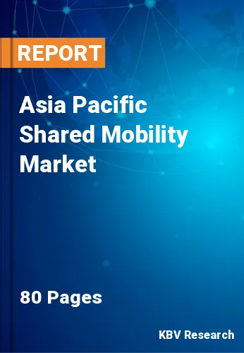 Asia Pacific Shared Mobility Market Size & Analysis to 2028