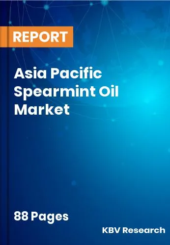Asia Pacific Spearmint Oil Market Size | Growth Report 2031