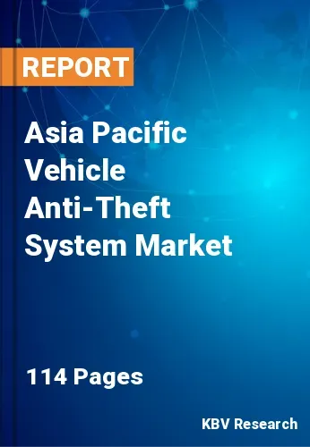 Asia Pacific Vehicle Anti-Theft System Market Size, 2028