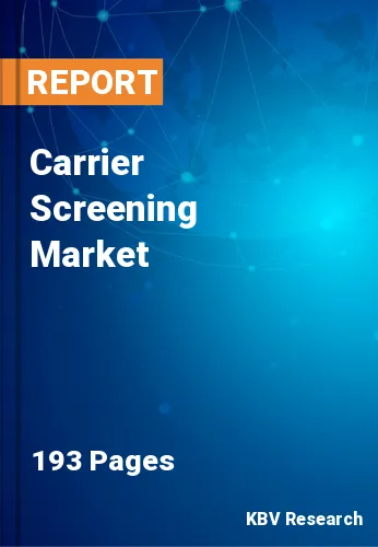 Carrier Screening Market Size, Share, Industry Outlook to 2027