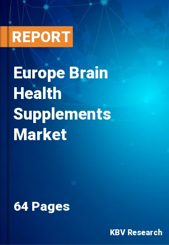 Europe Brain Health Supplements Market Size Report by 2026