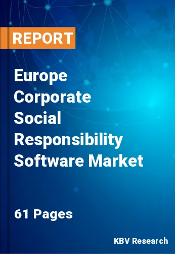 Europe Corporate Social Responsibility Software Market Size, 2028