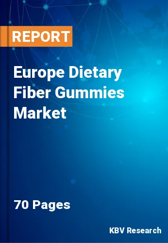 Europe Dietary Fiber Gummies Market Size & Share, 2023-2030