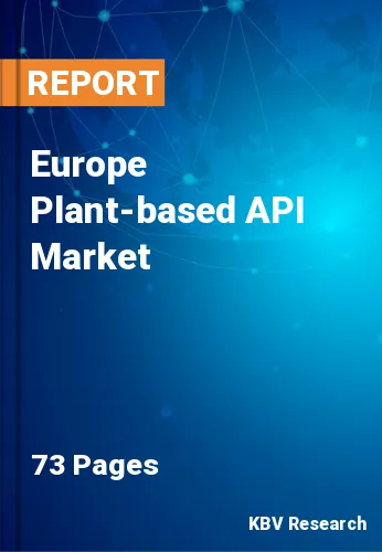 Europe Plant-based API Market Size & Growth Forecast to 2030