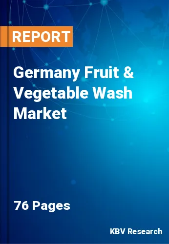 Germany Fruit & Vegetable Wash Market Size & Trend by 2030