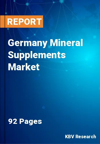 Germany Mineral Supplements Market Size & Share Trend 2030