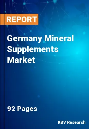Germany Mineral Supplements Market Size & Share Trend 2030