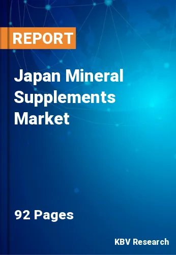 Japan Mineral Supplements Market Size | Forecast to 2030