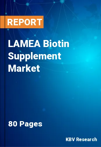 LAMEA Biotin Supplement Market Size, Share & Trends, 2028