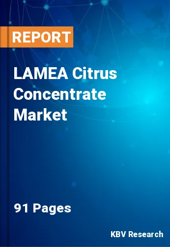 LAMEA Citrus Concentrate Market Size & Industry Trends, 2028