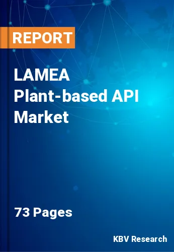 LAMEA Plant-based API Market Size, Industry Trends to 2030