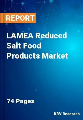 LAMEA Reduced Salt Food Products Market Size & Share by 2028