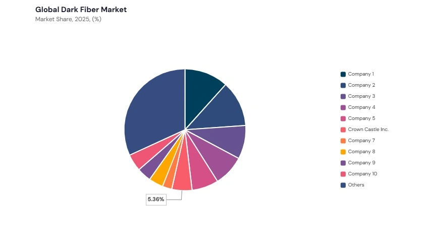 Dark Fiber Market share analysis Dark Fiber Market share analysis