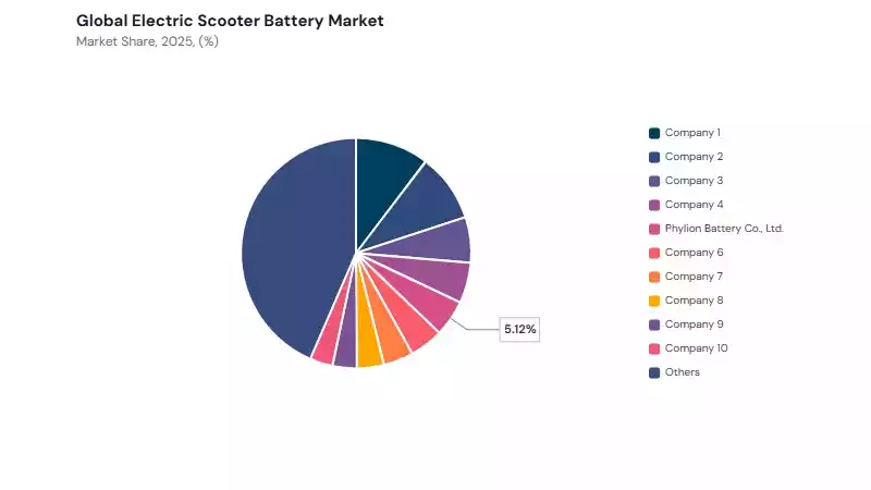 Electric Scooter Battery Market share analysis