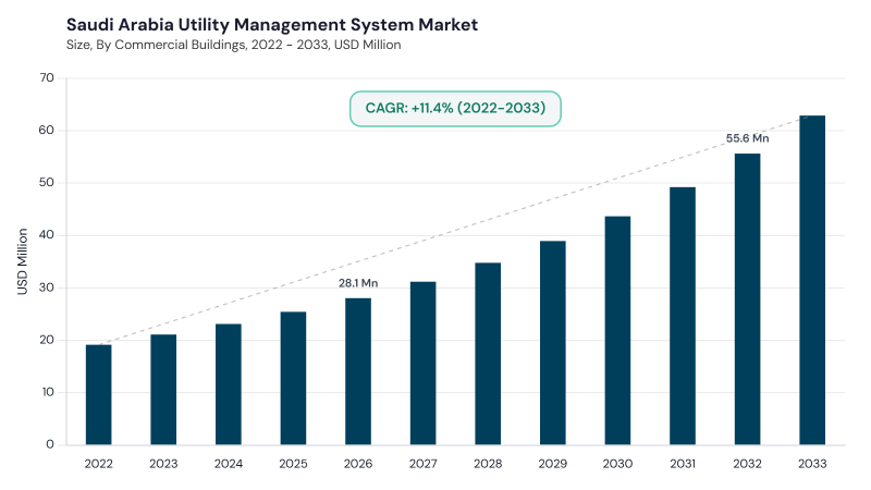 LAMEA Utility Management System Market segment size and growth forecast