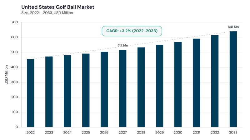 North America Golf Ball Market segment size and growth forecast North America Golf Ball Market segment size and growth forecast