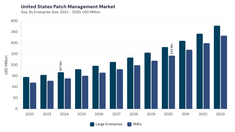 North America Patch Management Market segment size and growth forecast North America Patch Management Market segment size and growth forecast